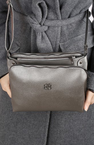 Gray Shoulder Bag 42-03