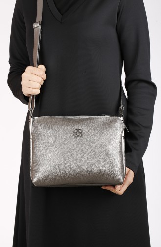 Gray Shoulder Bags 42-03