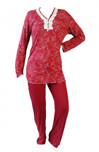 Claret Red Pajamas 2151