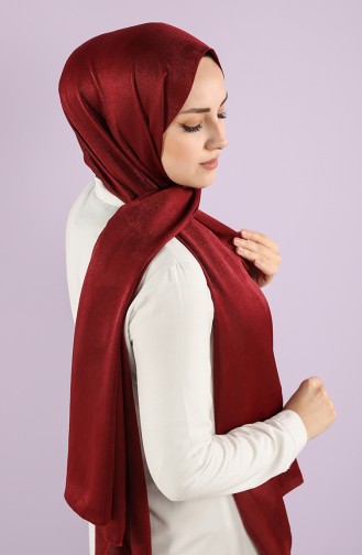 Jacquard Cotton Shawl 4912-01 Burgundy 4912-01