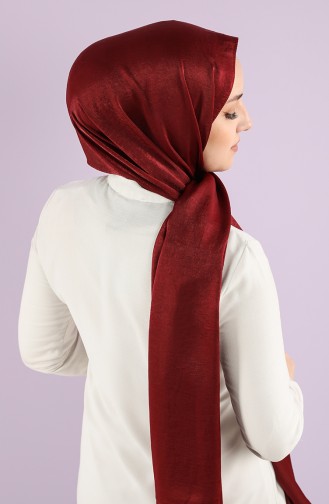 Jacquard Cotton Shawl 4912-01 Burgundy 4912-01