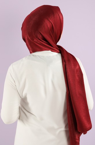 Jacquard Cotton Shawl 4912-01 Burgundy 4912-01