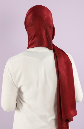 Jacquard Cotton Shawl 4912-01 Burgundy 4912-01