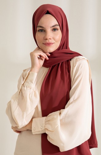 Pure Scarfs Medina Silk Scarf 1mi1-26 Cordovan Pink 1Mİ1-26