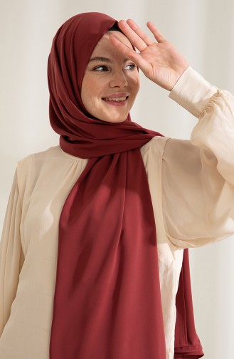 Pure Scarfs Medina Silk Scarf 1mi1-26 Cordovan Pink 1Mİ1-26