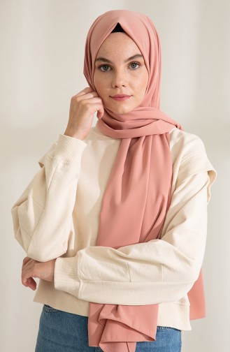 Pure Scarfs Medina Silk Scarf 1mi1-29 Dry Rose 1Mİ1-29