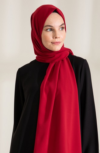 Pure Scarfs Medina Silk Scarf 1mi1-30 Cherry 1Mİ1-30