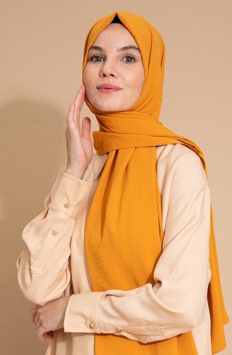 Pure Scarfs Plain Silk Jazz Shawl İpj1-09 Orange 1-09