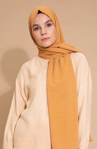 Pure Scarfs Plain Silk Jazz Shawl İpj1-11 Camel 1-11