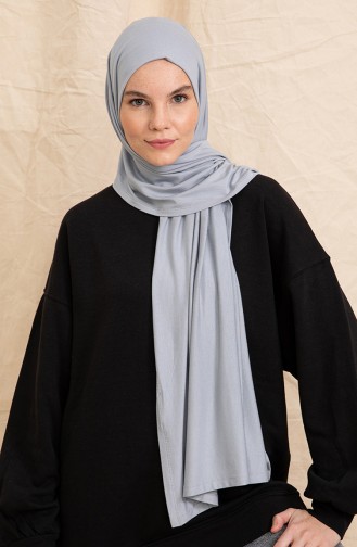 Pure Scarfs Combed Shawl Pny1-02 Gray 1-02