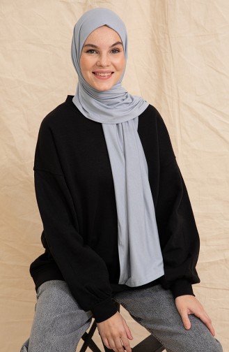 Pure Scarfs Combed Shawl Pny1-02 Gray 1-02