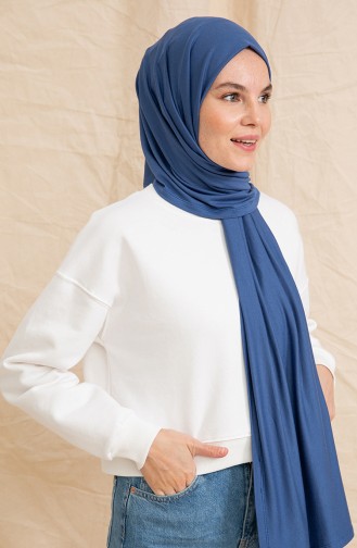 Pure Scarfs Combed Shawl Pny1-05 Indigo 1-05