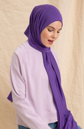 Pure Scarfs Combed Shawl Pny1-07 Violet 1-07