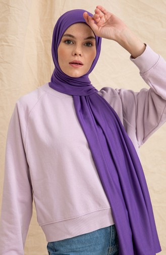 Pure Scarfs Combed Shawl Pny1-07 Violet 1-07