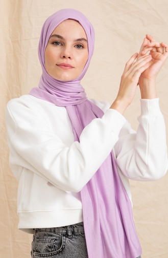 Pure Scarfs Combed Shawl Pny1-08 Lilac 1-08