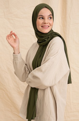 Pure Scarfs Combed Shawl PNY1-17 Khaki 1-17