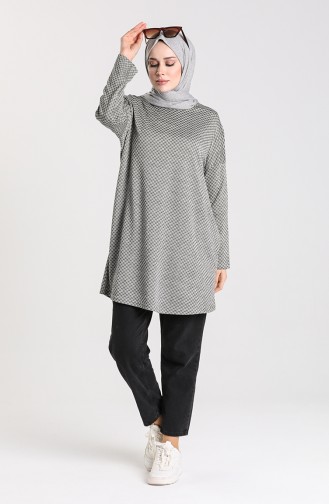 Bat Sleeve Tunic 1471-01 Gray 1471-01