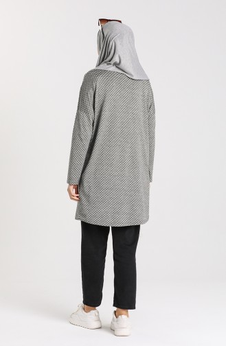 Bat Sleeve Tunic 1471-01 Gray 1471-01