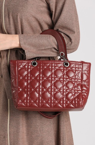 Claret Red Shoulder Bags 10693BO