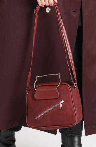 Claret Red Shoulder Bags 10694BO