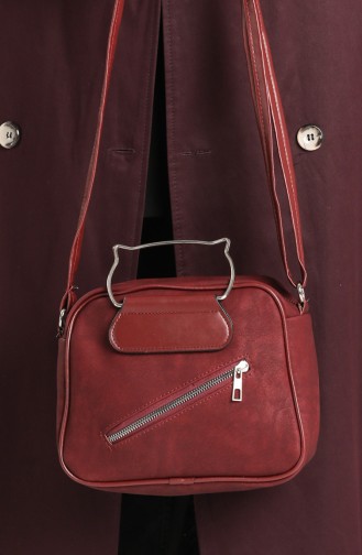 Claret red Shoulder Bag 10694BO