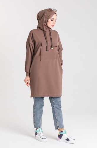 Sweatshirt Café au lait 1140-01