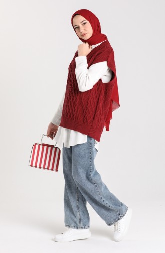 Claret red Sweater 4267-03