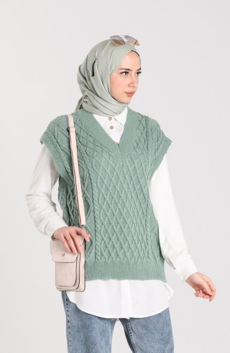 Pull-Over Vert noisette 4267-05