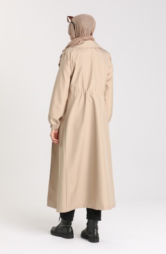 Beige Trench Coats Models 5571-06