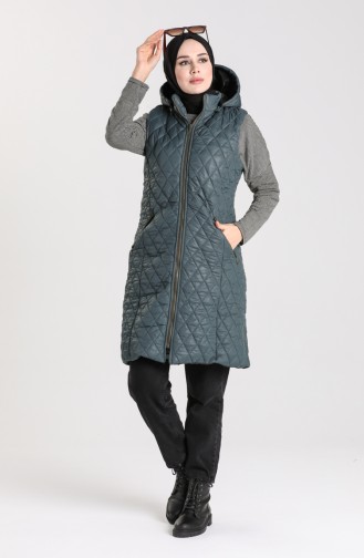 Quilted Vest 8015-04 Emerald Green 8015-04