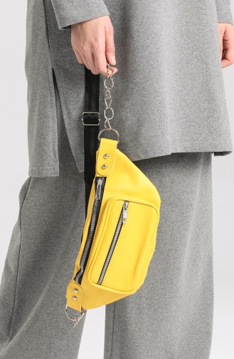 Sac Ceinture Jaune 10516SA