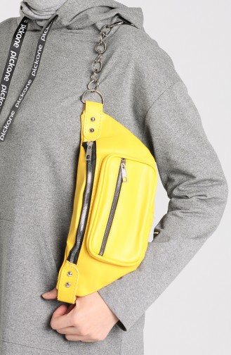 Sac Ceinture Jaune 10516SA