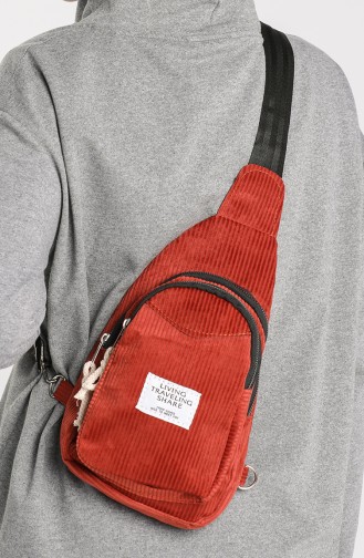Brick Red Shoulder Bags 4010KIR