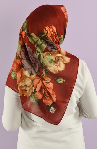 Dark Brick Red Scarf 90680-13