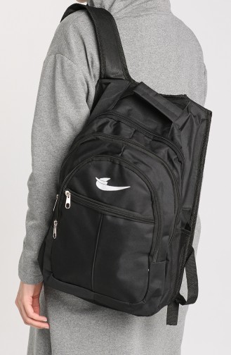 Black Back Pack 10703SI