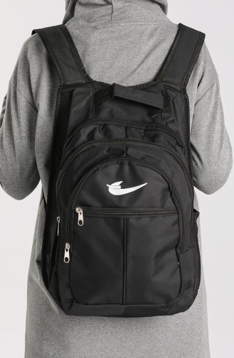 Black Back Pack 10703SI