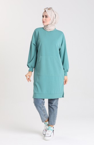 Sweatshirt Vert noisette 1145-01