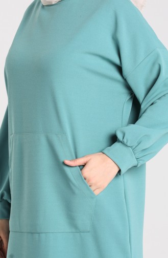 Sweatshirt Vert noisette 1145-01