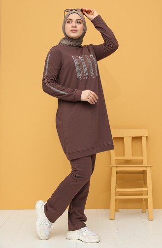 Brown Tracksuit 8002-04