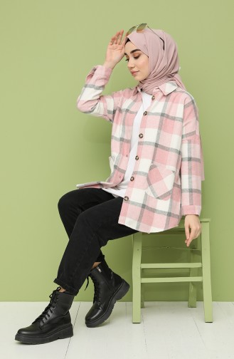 Dusty Rose Overhemdblouse 1068-02