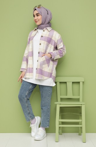 Lilac Overhemdblouse 1068A-01