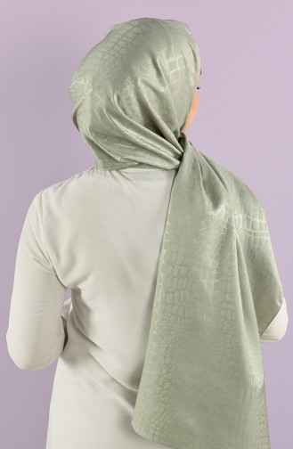 Düz Twill Jakar Şal 15246-11 Çağla Yeşili