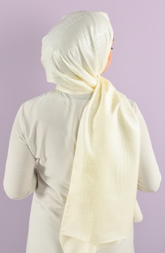 Cream Sjaal 15246-20