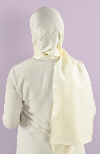 Cream Sjaal 15246-20