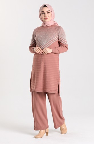 طقم زهري باهت 12208-01