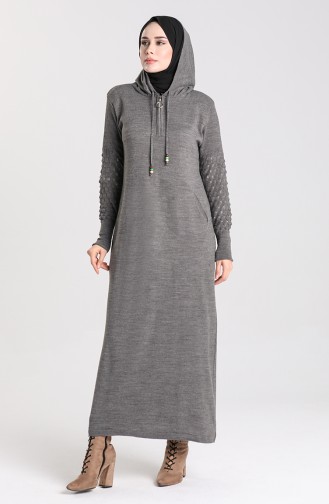 Robe Hijab Antracite 2343-01