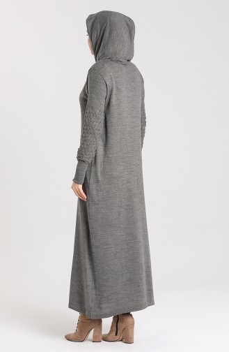 Robe Hijab Antracite 2343-01
