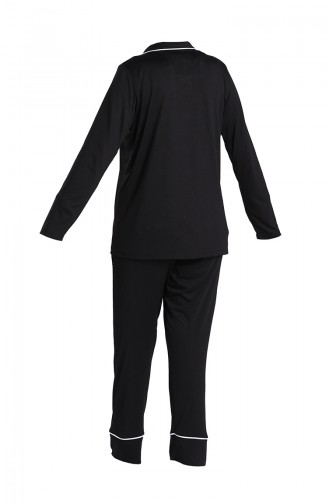 Black Pyjama 5418-01