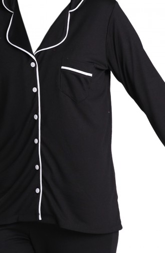 Black Pyjama 5418-01