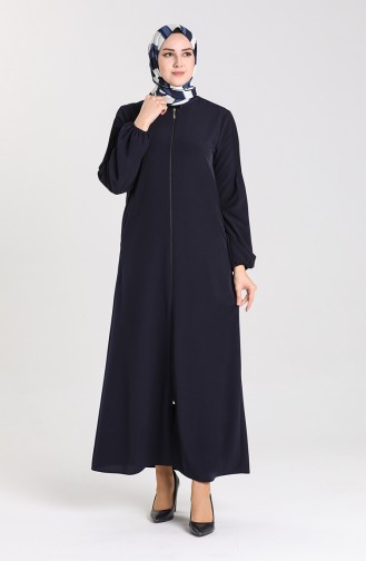 Navy Blue Abaya 15002-03